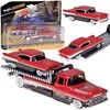 Jokomisiada Licencijuoti 1:64 mastelio „Chevrolet Flatbed 1957“ ir „Bel Air “ lieti automobiliai