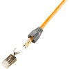 LogiLink modulinis kištukas RJ45 skirtas Cat7,Cat.6A, Cat.6 kabeliams (mp0033, 50 vnt.)