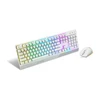 Klaviatūra ir pelė MSI Vigor GK30 Combo, US išdėstymas, baltos spalvos