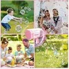Jokomisiada Rožinė bubble gun set, light + liquid for children ZA4976 RO