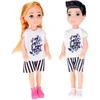 Jokomisiada Remote-controlled Rožinis CAR for dolls + boy and girl RC0734