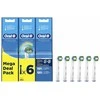 Oral-B | Precision Clean Replaceable Dantų šepetėlis Heads | Heads | Suaugusiems | Šepetėlių skaičius galvutės įeina 6 | Baltas