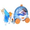 Jokomisiada Fairytale princess doll in a ball gown + royal carriage horse ZA5705