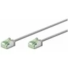 Goobay 74343 Ultra-Flexible CAT 8.1 Komutacinis kabelis, Slim, U/FTP, 0.15 m, Pilkas | Goobay