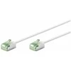 Goobay Gogobay 74357 Ultra-Flexible CAT 8.1 Komutacinis kabelis, Slim, U/FTP, 0,15 m, Baltas | Apskritu