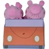 Simba Mascot rinkinys Peppa Pig George Mom Dad Pig automobilyje