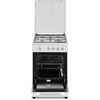 Viryklė Simfer | Cooker | 4401SGRBB | Hob type Gas | Oven type Gas | Baltas | Plotis 50 cm | Gylis 55 cm | 49 L