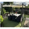 Sodo pavėsinė „Para Sole ESTIVO“ 3x3x2,4 m su neperšlampamu stogu SP0835