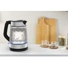 Tefal Glass Virdulys KI605830 electric virdulys 1.7 L 2200 W Juodas, Sidabrinis, Transparent