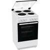 Viryklė Gorenje Cooker | GE5A21WH | Hob type Electric | Oven type Electric | Baltas | Plotis 50 cm | Grilling | Gylis 59.4 cm | 68 L