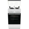 Viryklė Gorenje Cooker | GE5A21WH | Hob type Electric | Oven type Electric | Baltas | Plotis 50 cm | Grilling | Gylis 59.4 cm | 68 L