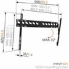 Vogels | Sieninis laikiklis | MA4010-A1 | Pakreipti | 40-65 " | Maksimalus svoris (keliamoji galia) 60 kg | Juodas