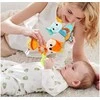 Jokomisiada Charmant Rattle Teether Plush Toy Deer for a Child ZA5771