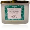 Accentra Kvapioji žvakė WINTER SPA su auksiniu dangteliu, 330 g