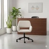 39F FURNITURE DREAM ergonominė biuro kėdė, szenilinis audinys, reguliuojamas aukštis, bežinė
