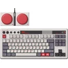 8Bitdo mechaninė klaviatūra, Bluetooth, 2.4G ir USB-C, 87 klavišų, keičiami jungikliai, ispanų QWERTY