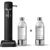 Aarke vandens gazavimo aparatas Carbonator 3, nerūdijantis plienas, juodas matinis, 2 x 800 ml