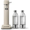 Aarke vandens gazavimo aparatas iš nerūdijančio plieno, 2 PET buteliai 800 ml, Carbonator 3, Sand