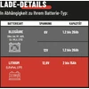 ABSINA motociklų akumuliatorių įkroviklis 6 V ir 12 V, 800 mA, 301006