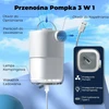 Acmeenjoy nešiojamas elektrinis oro siurblys 4000 Pa su LED žibintu ir 3000 mAh akumuliatoriumi