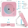 Adirigo nešiojamasis CD grotuvas su Bluetooth, FM radiju ir USB, modelis 808