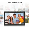 AEEZO skaitmeninis nuotraukų rėmelis, 15,6 col., 64 GB, Wi-Fi