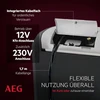 AEG automobiliui skirta termoelektrinis šaldytuvas, 20 l talpa, pilka, 11084 modelis