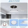 Aigostar itin plonas LED lubinis šviestuvas, 9 W, 230 V, 6500 K šaltai balta, įleidžiamas, 6 vnt. rinkinys