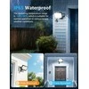 Aigostar lauko LED prožektorius 50 W, su judesio jutikliu, 4600 lm, IP65, 6500 K, 2 vnt.