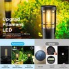 Ainostone LED lauko saulės šviestuvai, IP65, 900 mAh, 3000 K, šilta balta, 4 vnt., solaireP