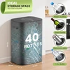 AIUNAOM sulankstoma atliekų rūšiavimo dėžė su dangčiu 110 l KCB0123