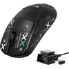 A.JAZZ belaidė trijų režimų žaidimų pelė, Bluetooth 5.0 / 2,4 GHz / USB-C, PixArt 3311, 24000 DPI, 54 g, AJ159V2MC