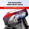 Akitas belaidis vertikalus dulkių siurblys 450 W, 45 kPa, 60 min V10A