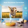 AKIYO mini projektorius su Wi-Fi 6, Bluetooth 5.4 ir 1080p palaikymu O2