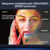 AKIYO nešiojamas projektorius Full HD 1080p su Wi-Fi 6 ir Bluetooth 5.2 O8