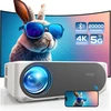 AKIYO nešiojamas projektorius Full HD 1080p su Wi-Fi 6 ir Bluetooth 5.2 O8