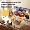 AKIYO nešiojamasis projektorius 1080P, 4K, Wi-Fi 6, Bluetooth, autofokusas O4