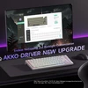 Akko TAC75 HE laidinė žaidimų klaviatūra su magnetiniais jungikliais, 75%, ARGB, balta