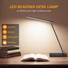 Akynite LED stalinė lempa su 42 LED, USB-C ir 5 spalvinės temperatūros režimais, juoda