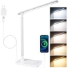 Akynite LED stalinė lempa su USB-C, 5 spalvinės temperatūros režimais ir 10 ryškumo lygių