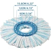 Alloytool keičiamos grindų plovimo šluostės Leifheit Clean Twist Disc Mop Ergo, 4 vnt., 52104