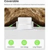 ALUSSO įleidžiami LED lubų šviestuvai IP65, 10 W, 800 lm, 3 spalvų, apvalūs, balti, komplektas 6 vnt. SI25-110D3WF-6