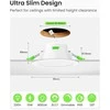 ALUSSO įleidžiami LED lubų šviestuvai IP65, 10 W, 800 lm, 3 spalvų, apvalūs, balti, komplektas 6 vnt. SI25-110D3WF-6