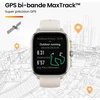 Amazfit Cheetah Square išmanusis laikrodis bėgimui su 1,75 colio AMOLED, dvigubu GPS, baltas
