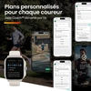 Amazfit Cheetah Square išmanusis laikrodis bėgimui su 1,75 colio AMOLED, dvigubu GPS, baltas