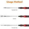 Amazon Basics 73 dalių magnetinis reketinių raktų ir precizinių atsuktuvų rinkinys DS-AMZ035