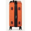 Kelioninis Amazon Basics kietų lagaminų rinkinys, 3 vnt., ABS korpusas, 55 cm, 68 cm, 78 cm, oranžinis