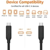 Amazon Basics USB4 USB-C–USB-C laidas, 1 m, 240 W, 40 Gb/s, 8K, U4-CC-5A1M-E