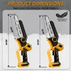 ANEELV bešepetėlinis mini grandininis pjūklas DEWALT 18 V akumuliatoriui BB193