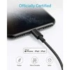Anker 1,8 m Lightning įkrovimo kabelis iPhone telefonams, 2 vnt., juodas